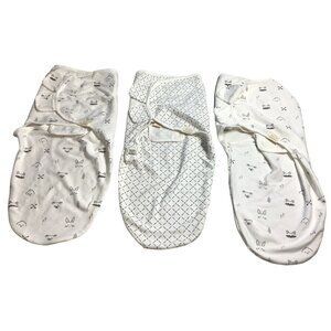 3 KeaBabies Baby Swaddle Organic Cotton Wraps 0-3 Months Infant Sleep
